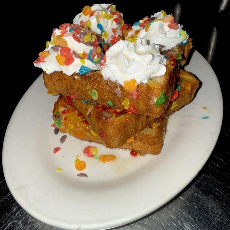 FRUITY PEBBLE FRENCH TOAST